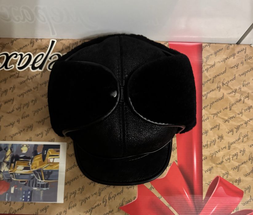 Мужская зимняя шапка цигейка