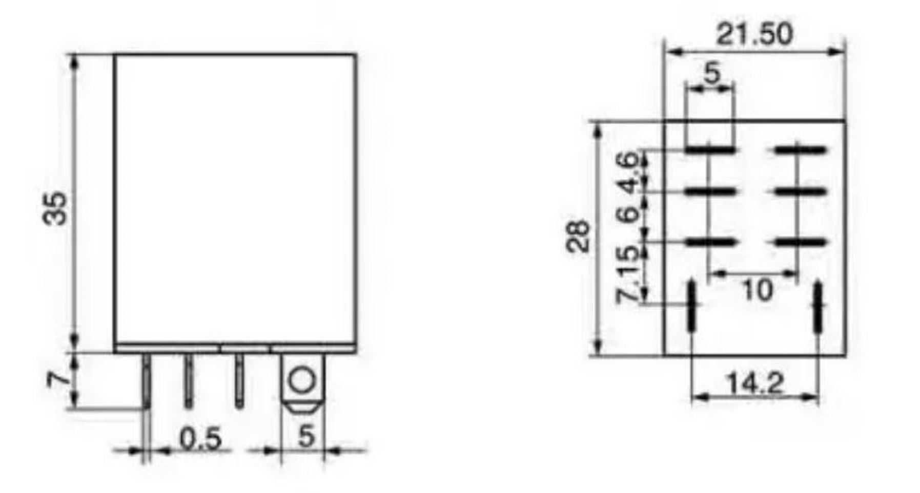 Реле 24VDC 10A/250VAC 2CА JQX-13F LY2J новые
