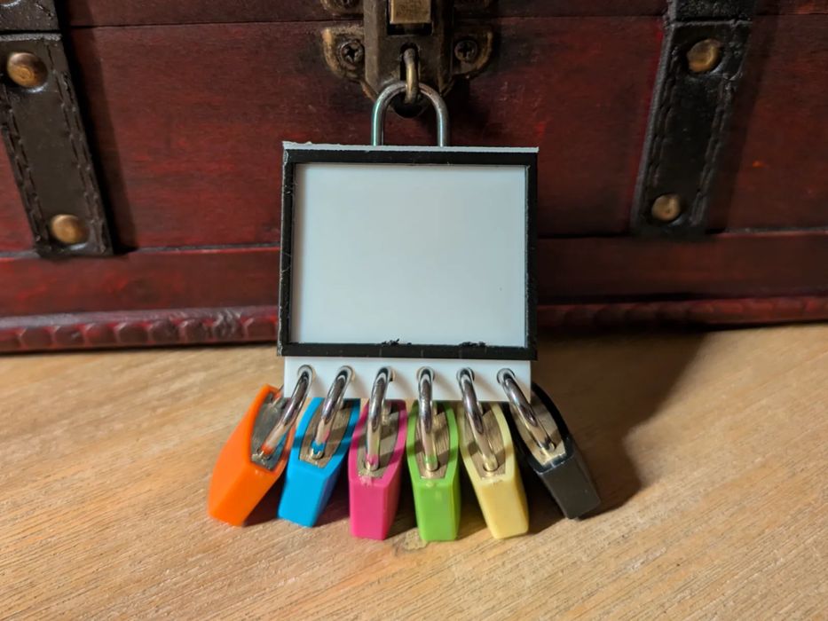 Fechadura Divertida para Cofres (Aniversários Infantis)