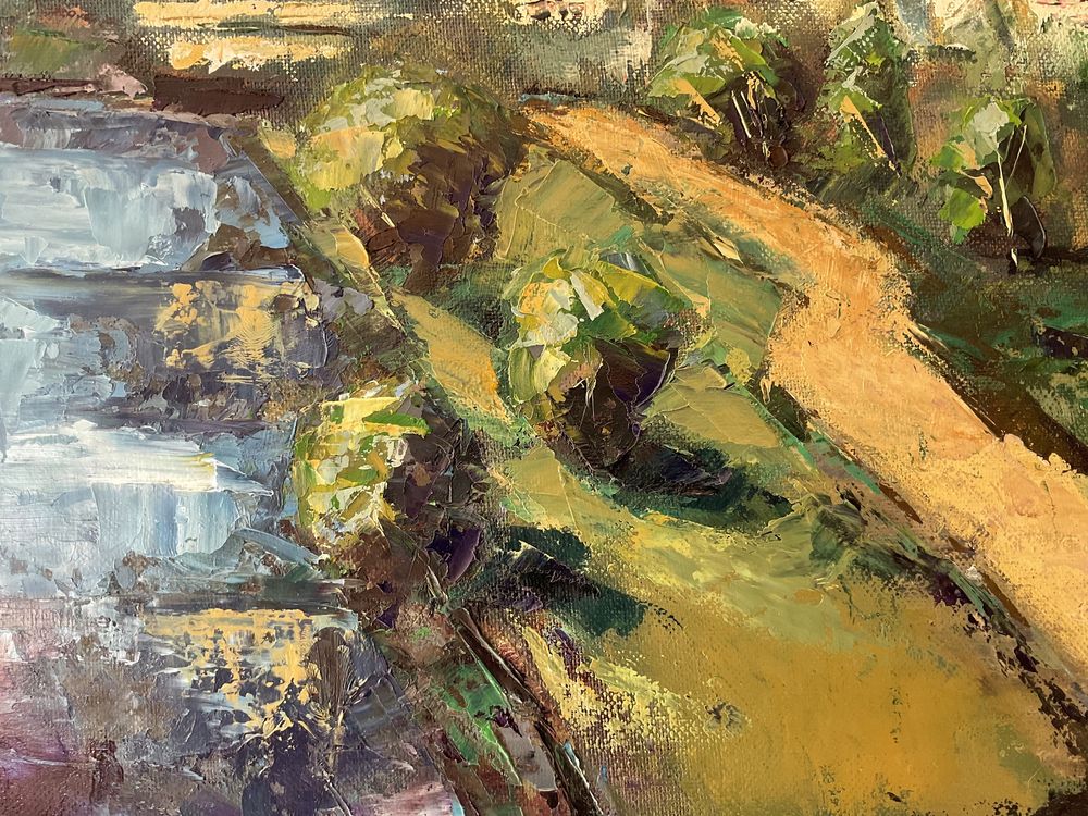 Vista Coimbra - Pintura a óleo sobre tela