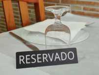 Placa de "Reservado" para restaurante | impresso 3d