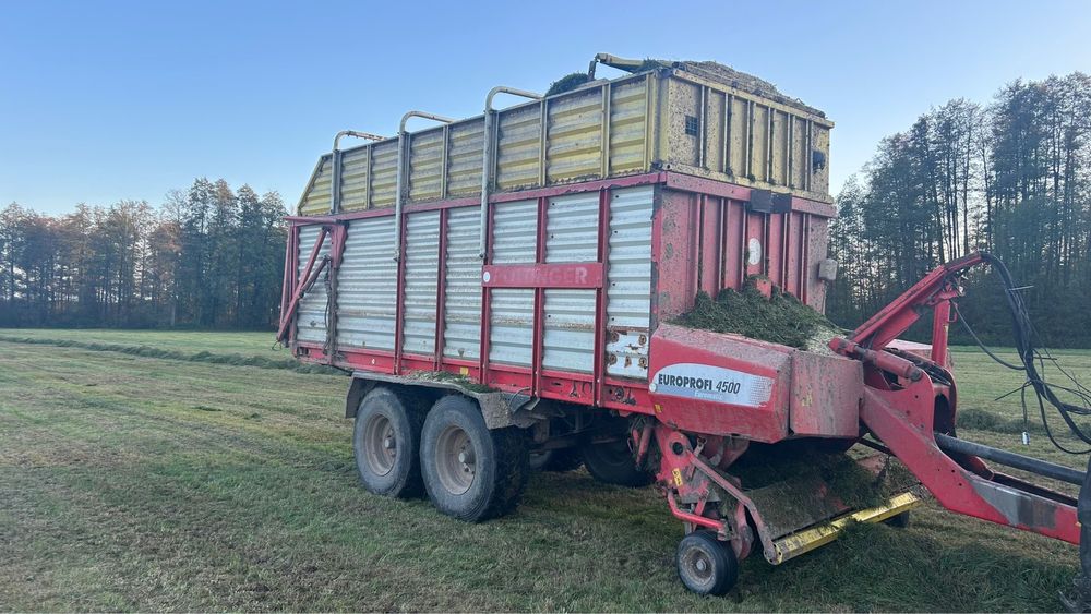 Przyczepa samozbierająca Pottinger europrofi 4500