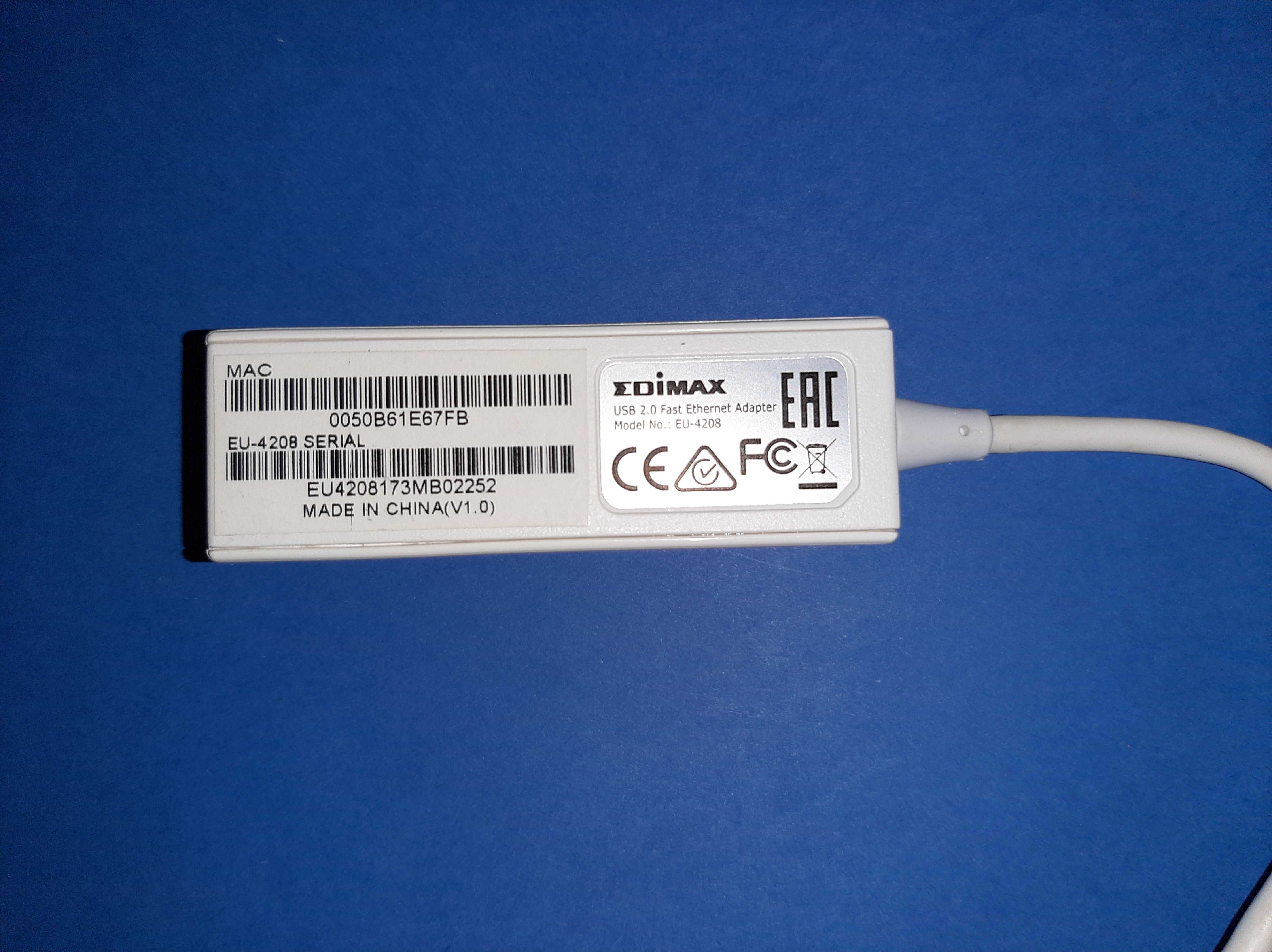Adaptador USB a Ethernet 10/100