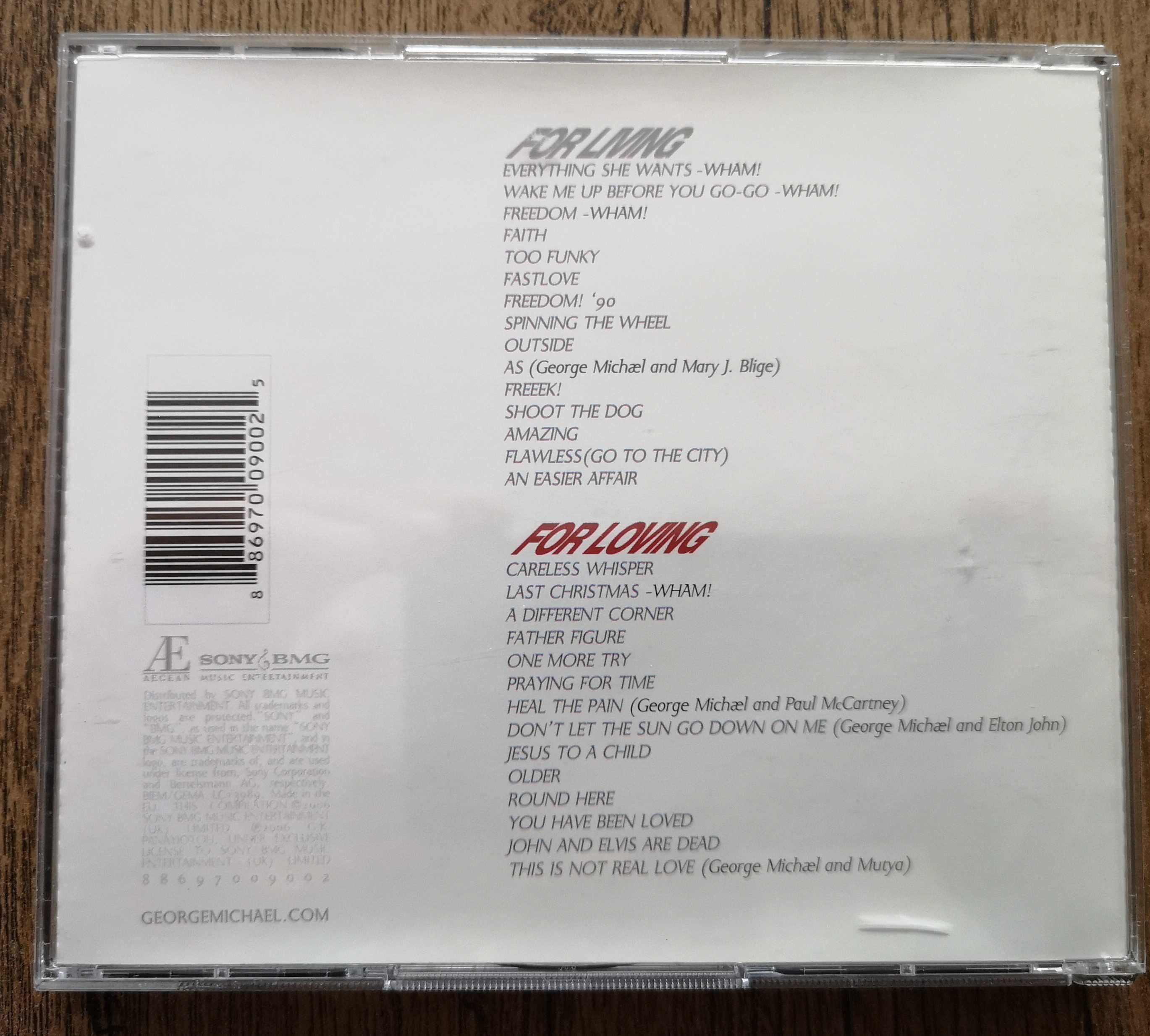 GEORGE MICHAEL-Twenty Five. 2 płytowy album CD.Stan płyt idealny.