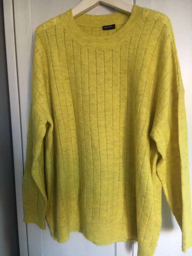 Zolty sweter Laura Torelli XL
