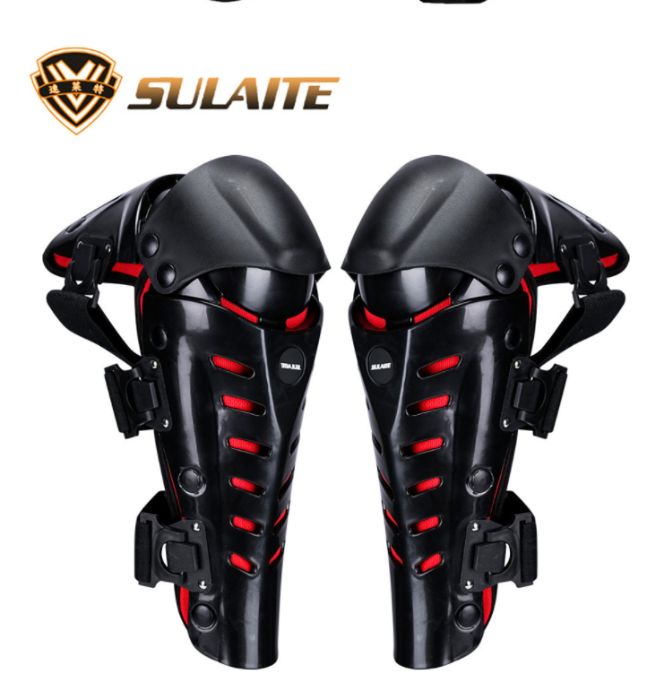 SULAITE красные ШАРНИРНЫЕ мото наколенники, защита колен, моноколеса