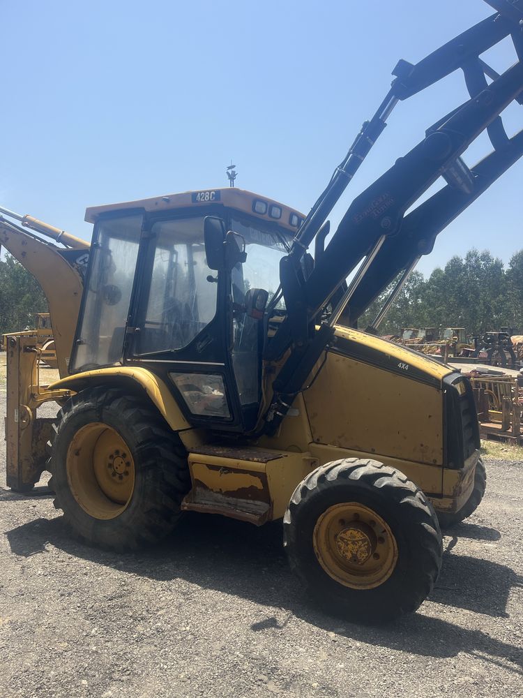 Retroescavadora Cat 428C turbo