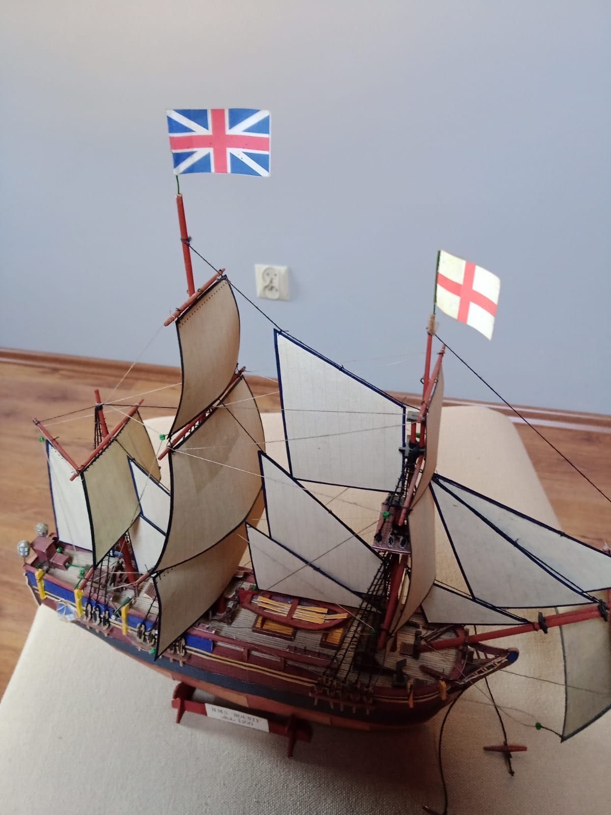 Model okrętu żaglowego HMS Bounty