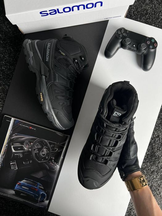 Зимові кросівки чоловічі Salomon Quest 4 GTX Fur 41-46р Хутро Gore-Tex