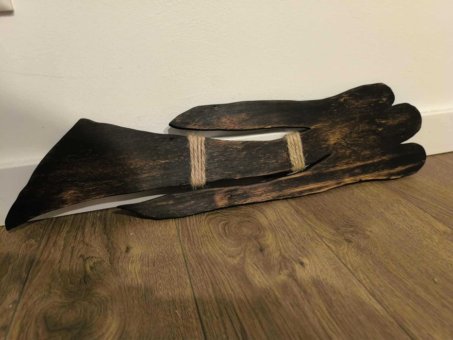 Drewniany anioł–dekoracja rękodzieło, ok 60 cm ozdob dzień nauczyciela