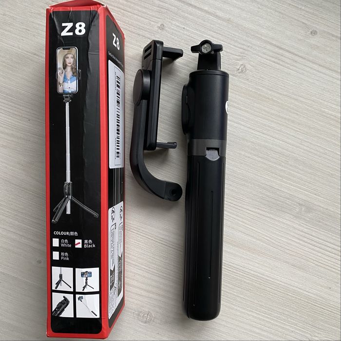 Селфі-палка трипод 105 см з Bluetooth пультом з обертанням на 360°