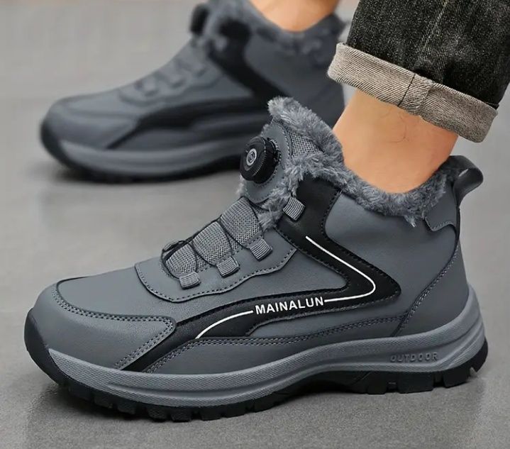 39р./25см. Зимові черевики на хутрі, ботинки на хлопчика підліткові