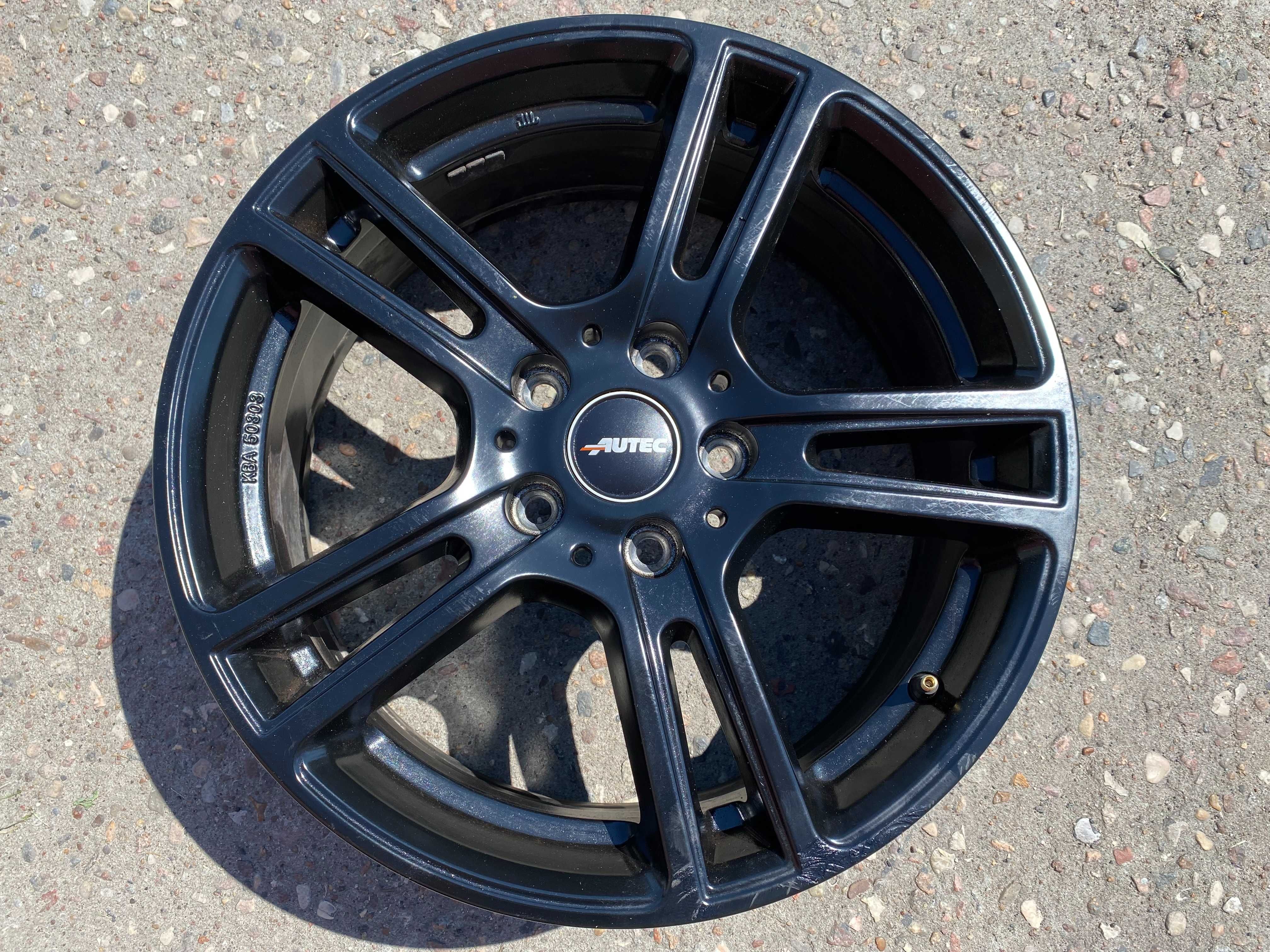 ALUFELGI czarne AUTEC AUDI SKODA VW 7jx17 ET49 5x112 !