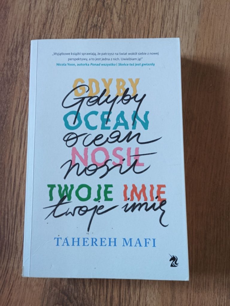 Gdyby ocean nosił twoje imię • Tahereh Mafi