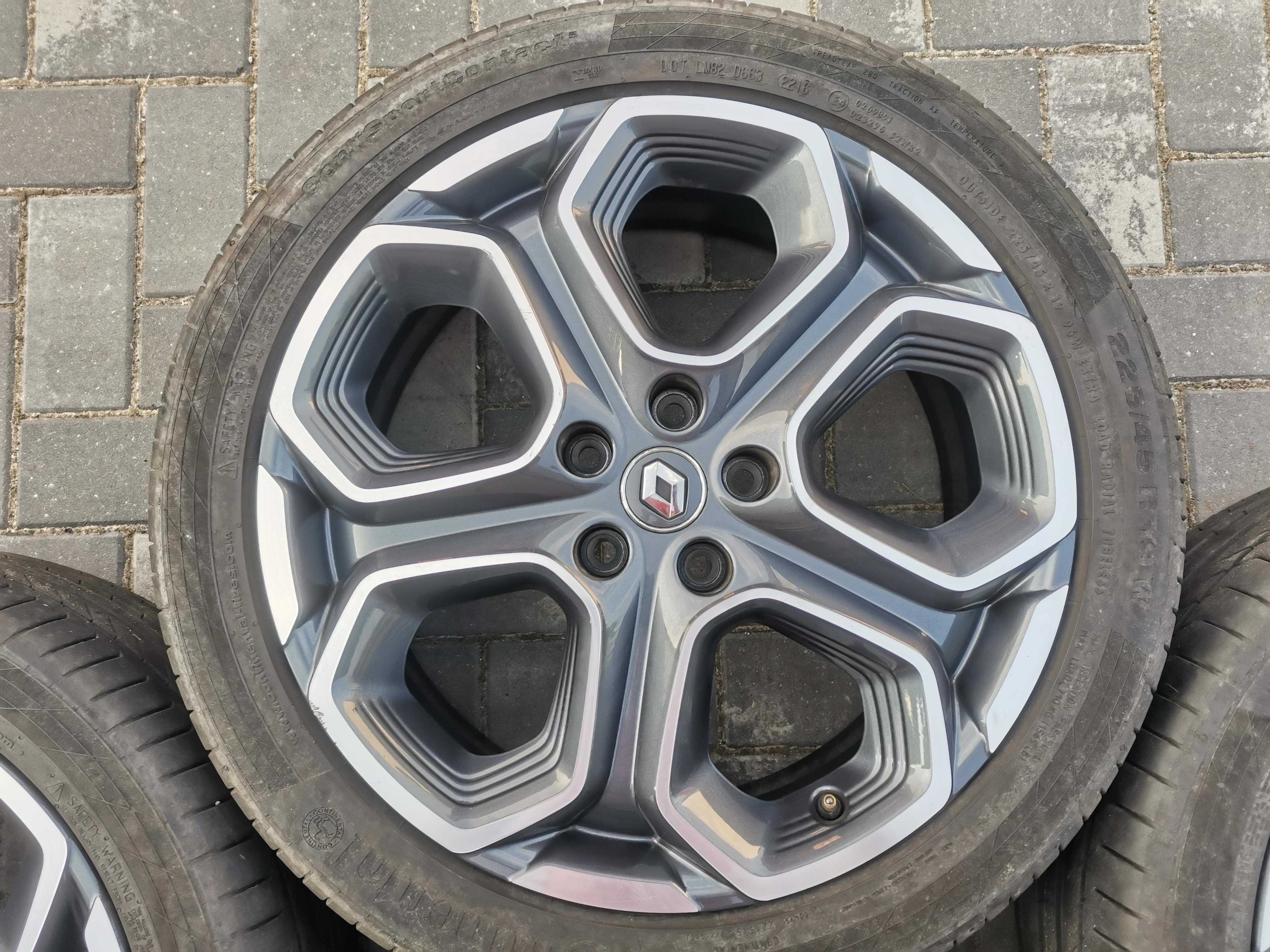 Felgi RENAULT KADJAR Talisman Megane Scenic 7Jx19H2 5x114,3 ET40