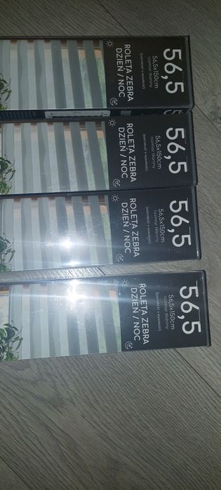 Nowe rolety dzień noc szare