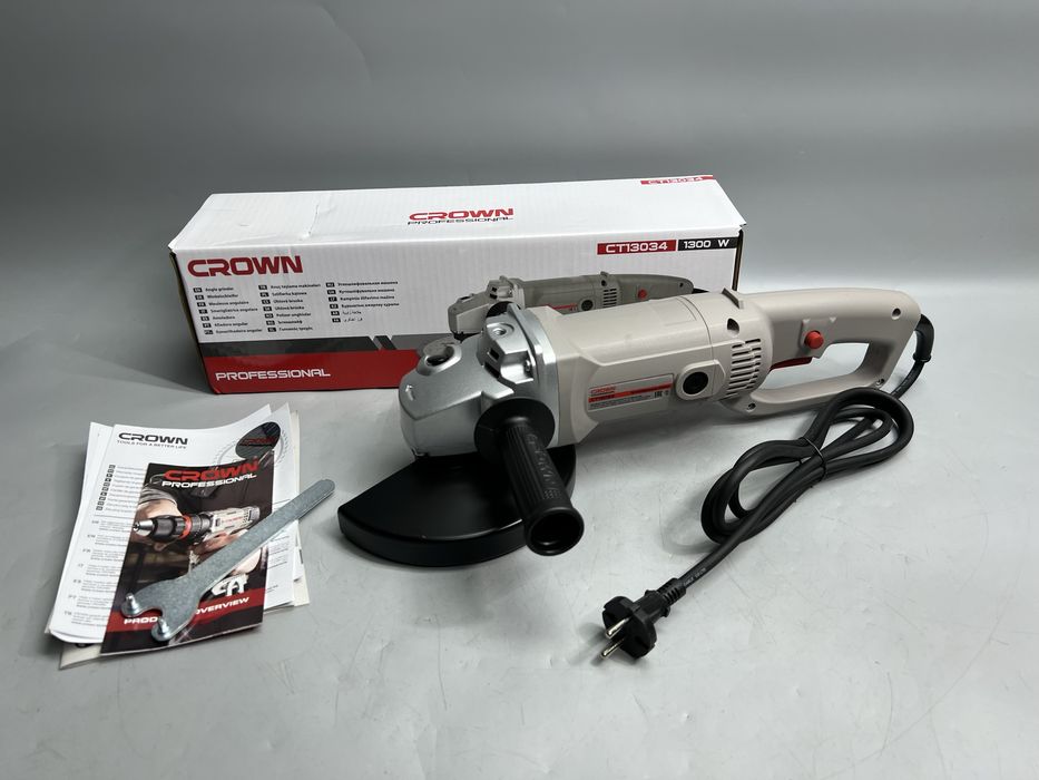 Болгарка  CROWN CT13034 На 180 мм диск Гарантия 36 месяцев