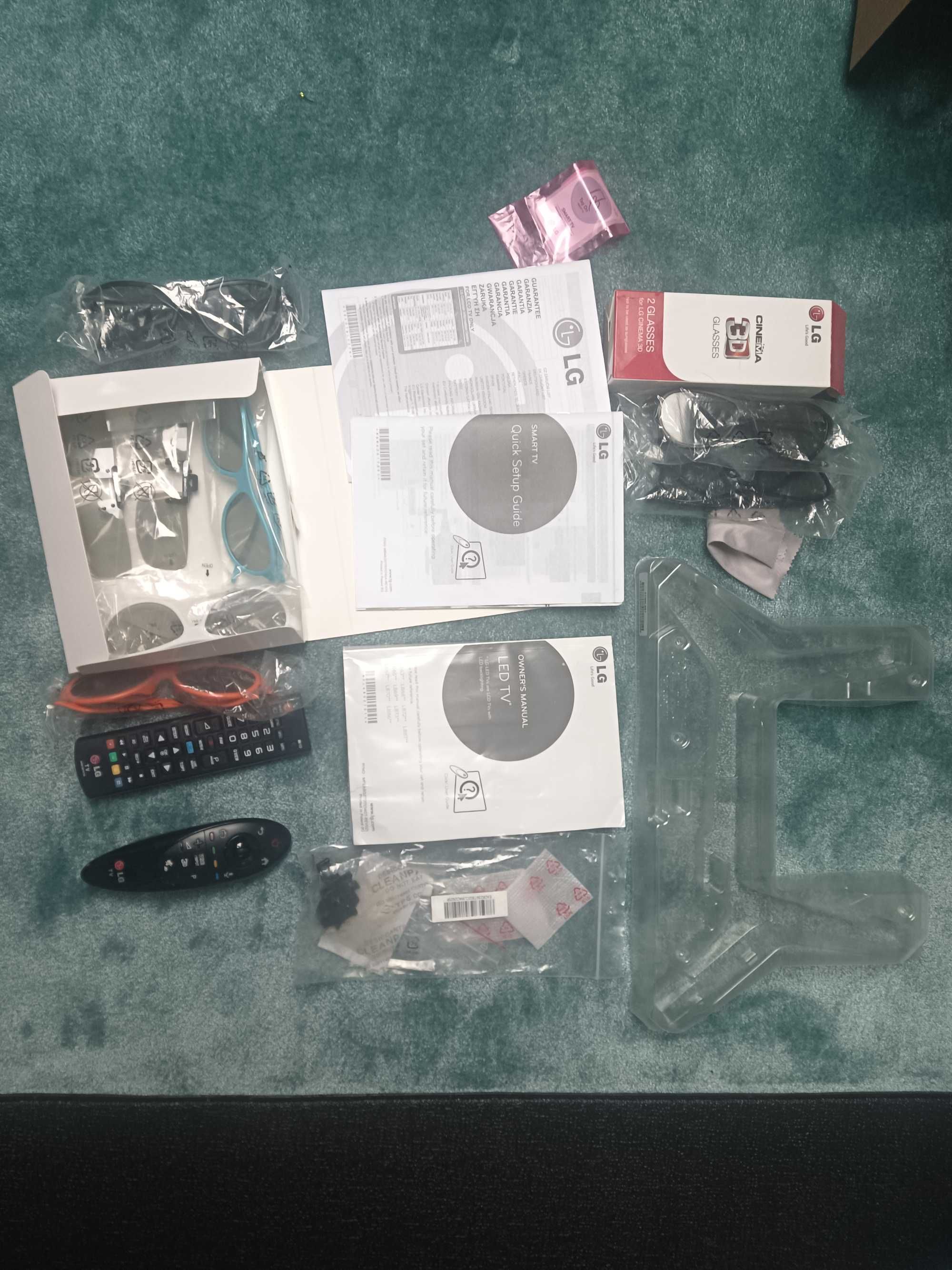 TV Telewizor LG 55LB671V 55 cali, 3D pasywne, okulary, Full HD, Smart