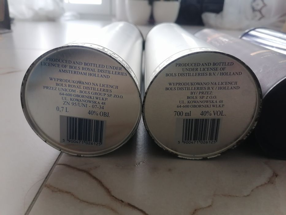 Puszki na butelki 5 sztuk