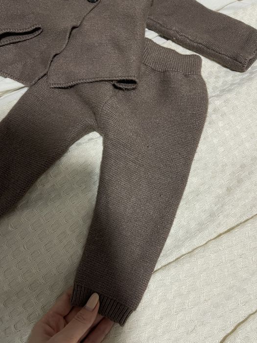 Дитячий в‘язаний шоколадний костюм