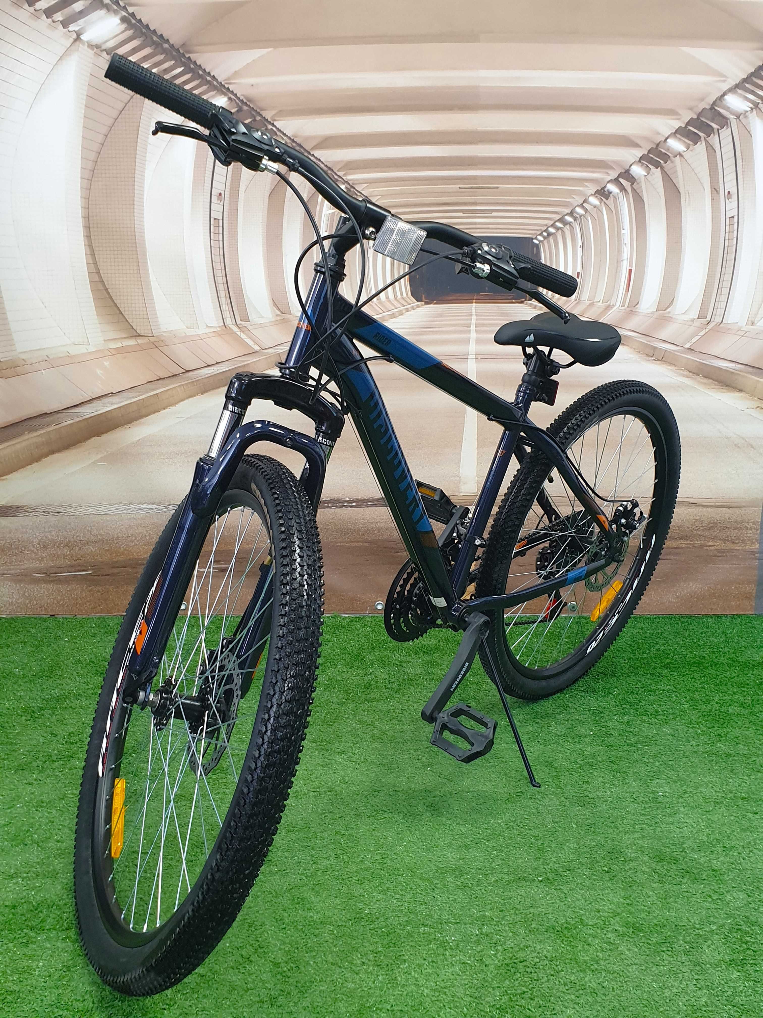 Rower górski MTB Discovery RIDER DD rama 16 cali koło 26" GRANATOWY