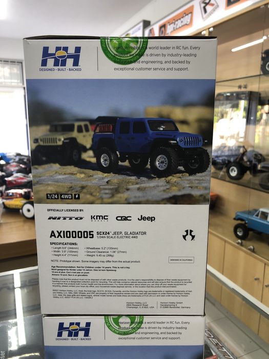 Axial jeep gladiator 1/24 Aceitamos pagamentos a prestações