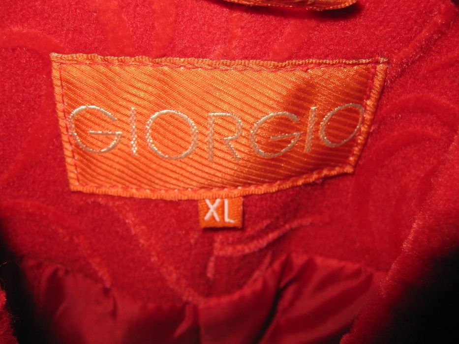 Пальто женское GIORGIO Джиорджио красное демисезонное