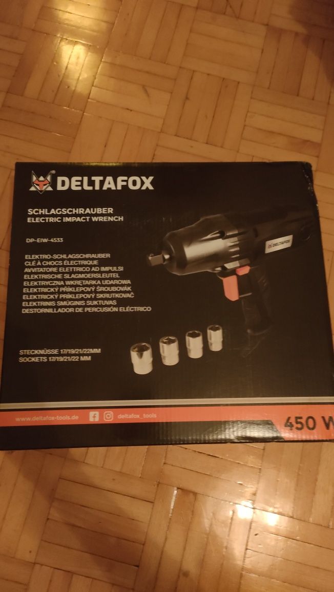 Klucz udarowy nowy  deltafox