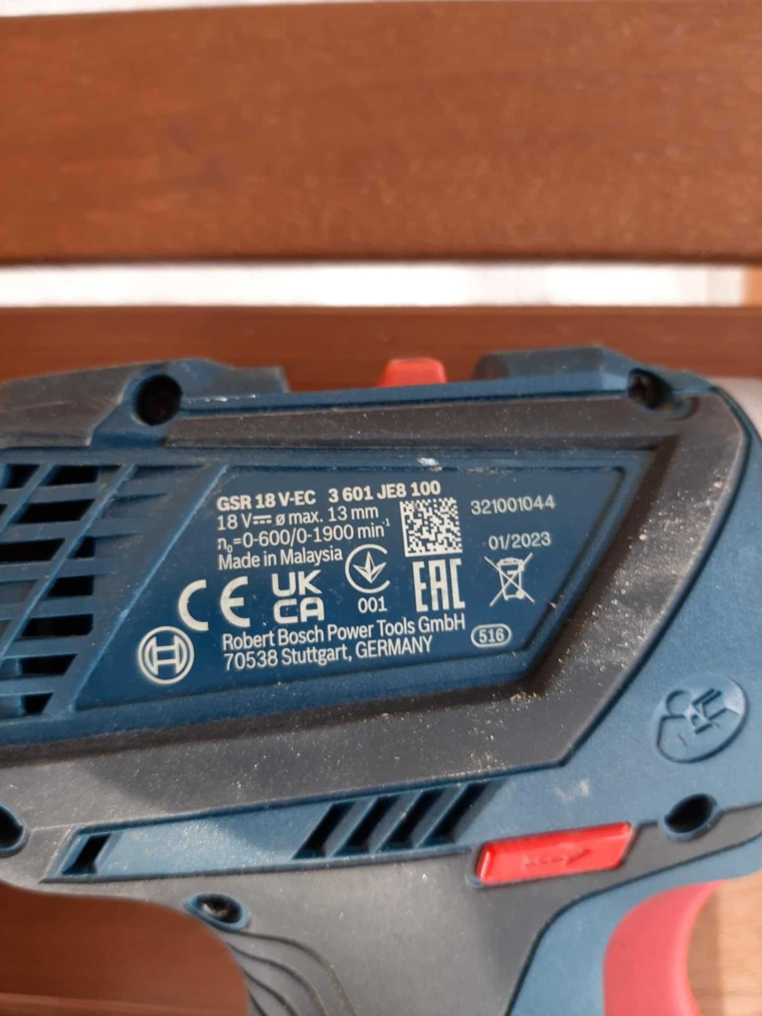 Wiertarko - wkrętarka GSR 18 V-EC 2x5 Ah