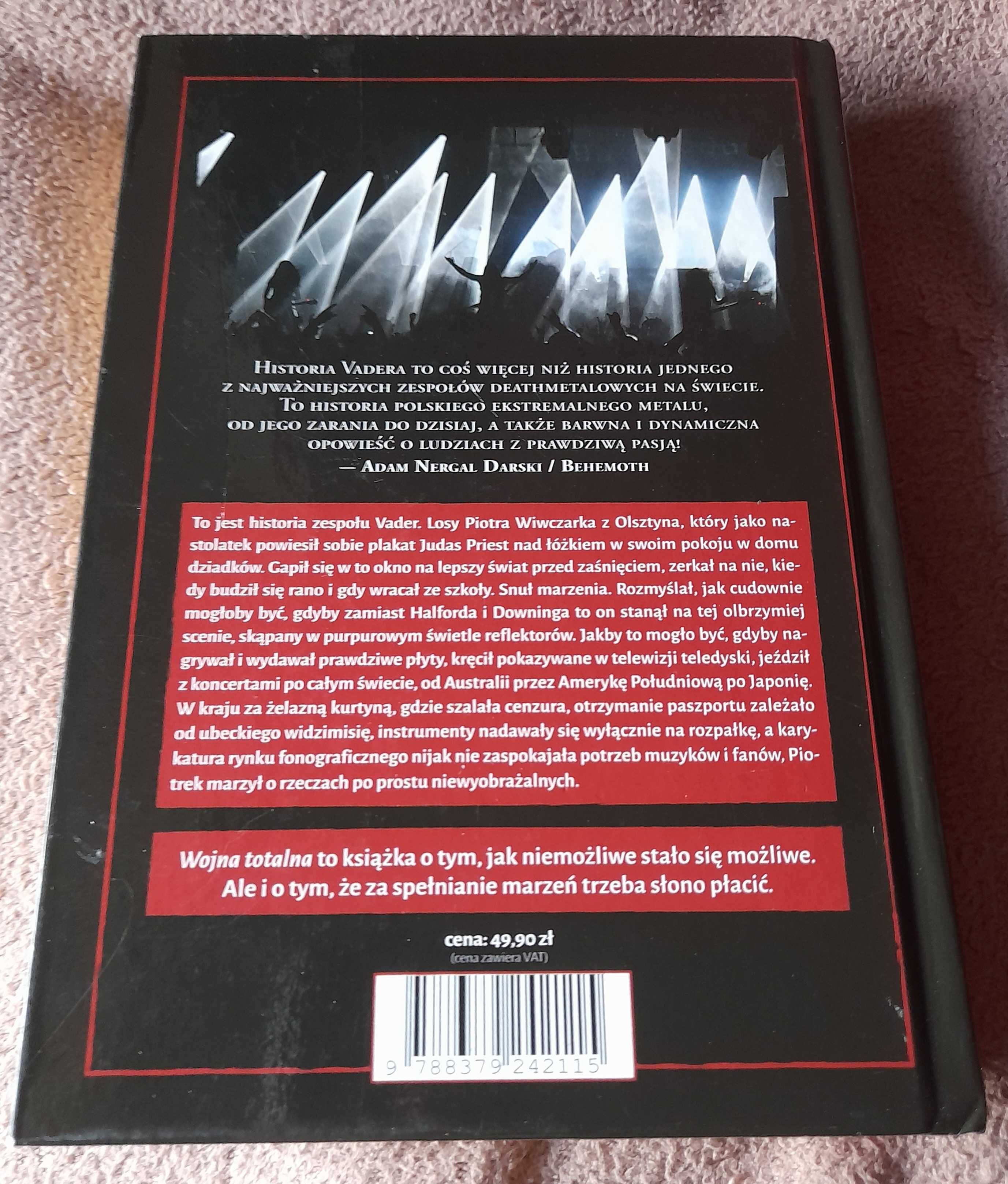 Vader - Wojna totalna - Jarek Szubrycht - wydanie I