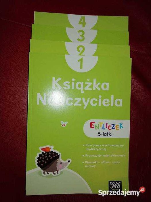 Poradniki dla nauczyciela entliczek 5 - latki Nowa Era