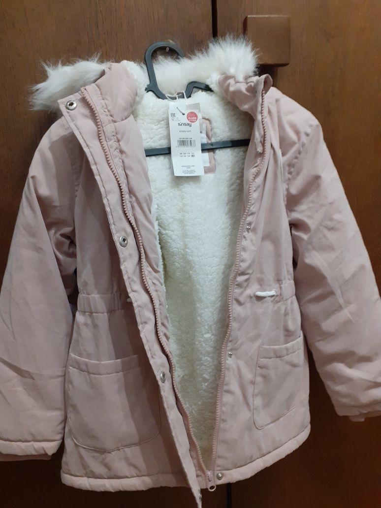 Kurtka parka 140 nowa