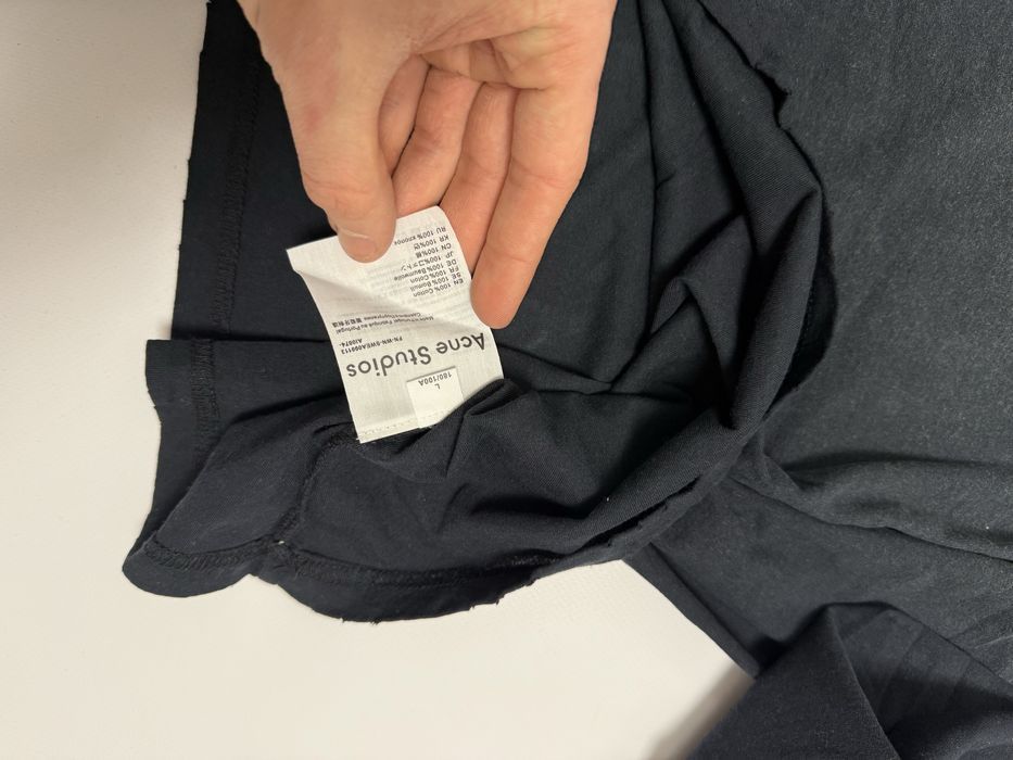 лонгслив Acne Studios 1996 washed dirty