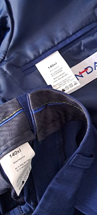 Garnitur komunijny chłopięcy plus koszula Standar 140 XL