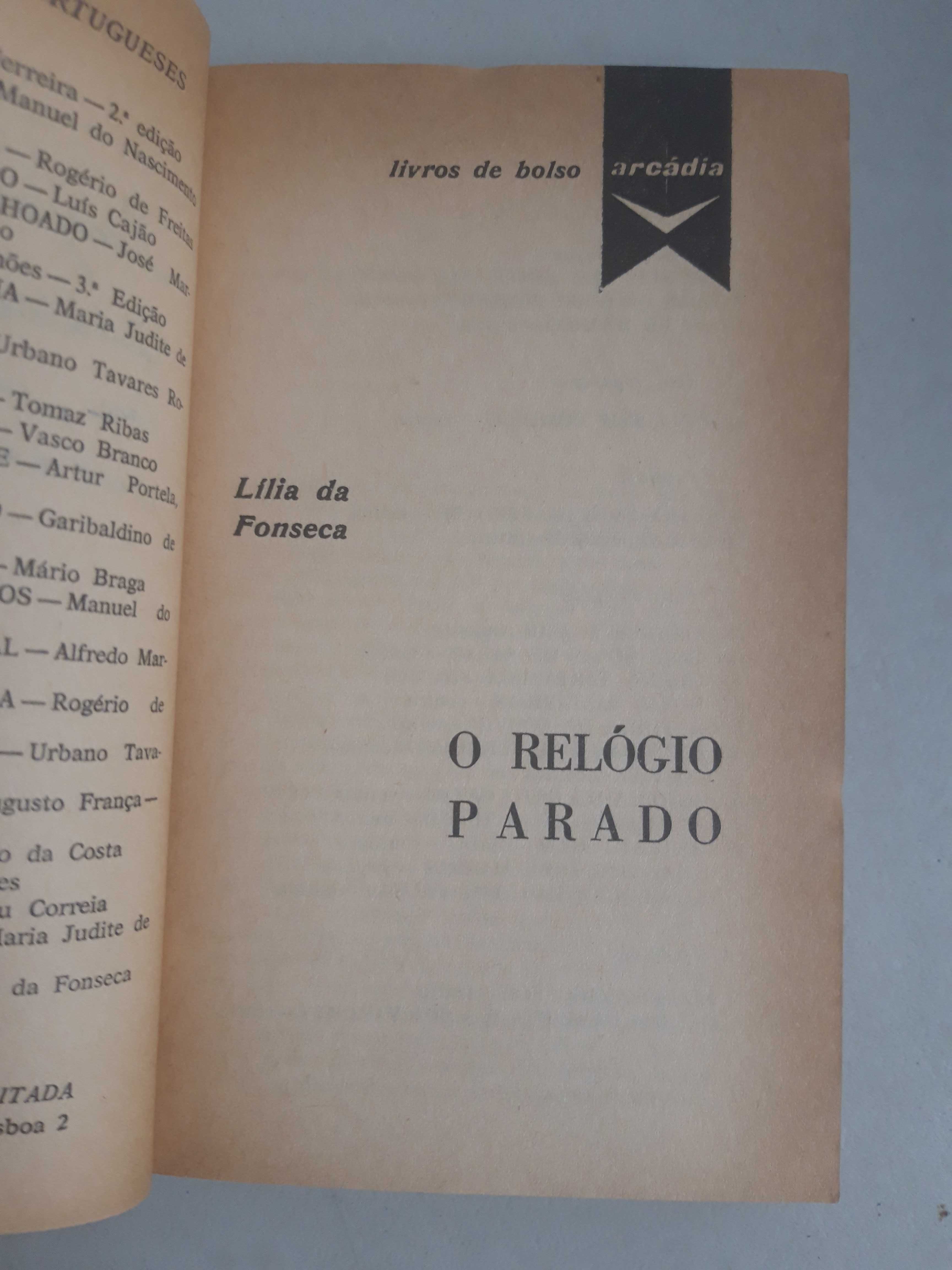 Livro PA-1 - Lília da Fonseca - O Relógio Parado