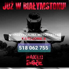 Wynajem Motocykli na kategorie B Wypożyczalnia 125cm Białystok Keeway