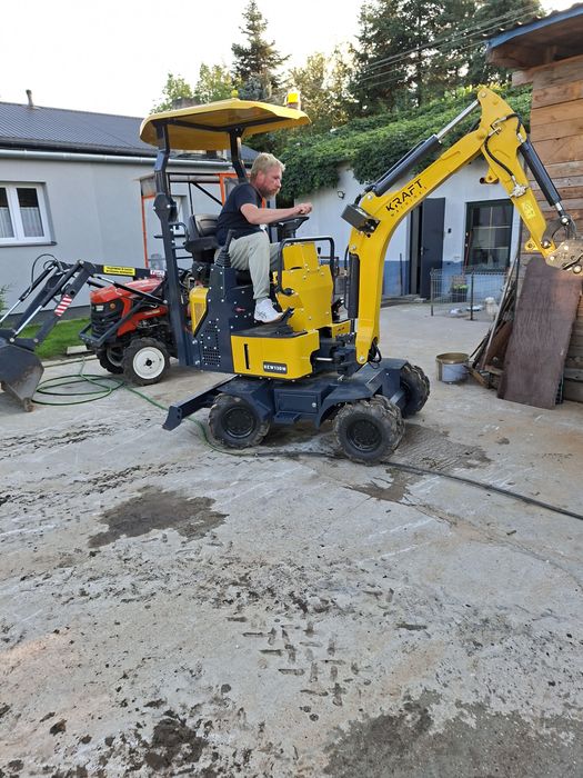 Prace ziemne mini koparką