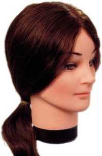 Efalock główka treningowa Elvira, 40-45cm, 100% naturalne włosy