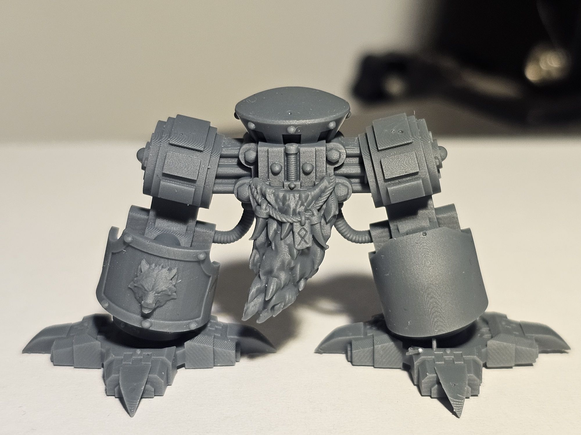 Space wolves Bjorn the Fell-Handed, druk 3D