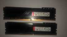 ОЗУ HyperX 16 GB (2x8GB) DDR4 2666 MHz Fury Black