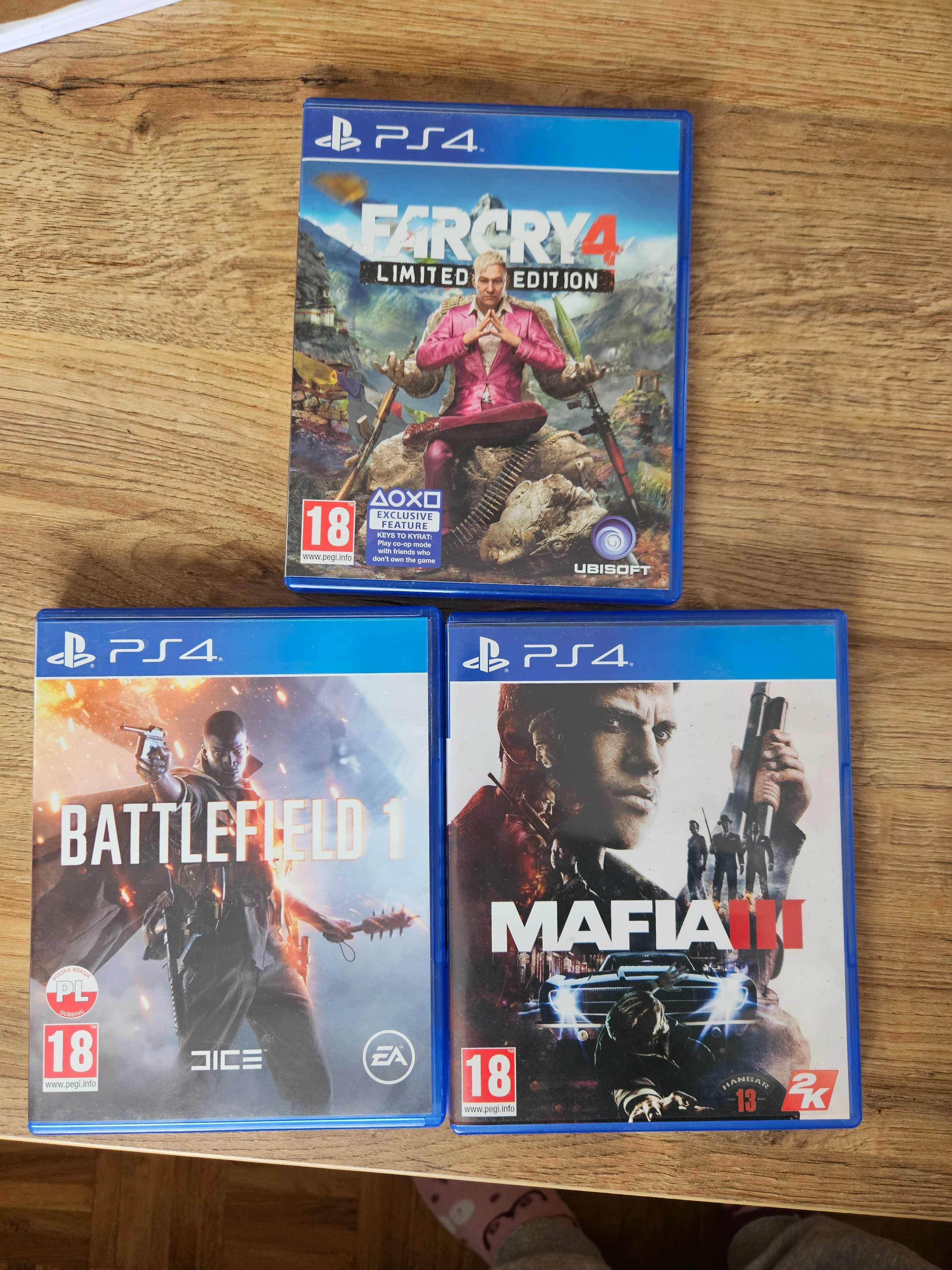 Pakiet gier, far cry 4, BF1, Mafia II