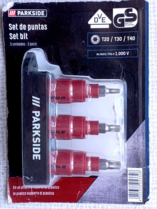 Захищені біти Parkside