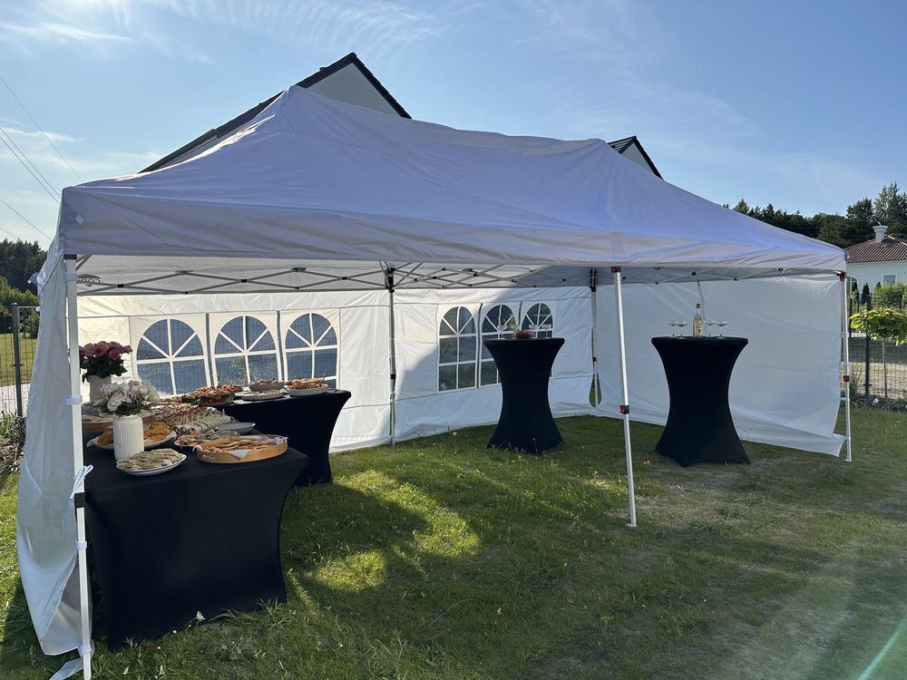Namiot ogrodowy na wynajem duży 3 x 6 m event catering