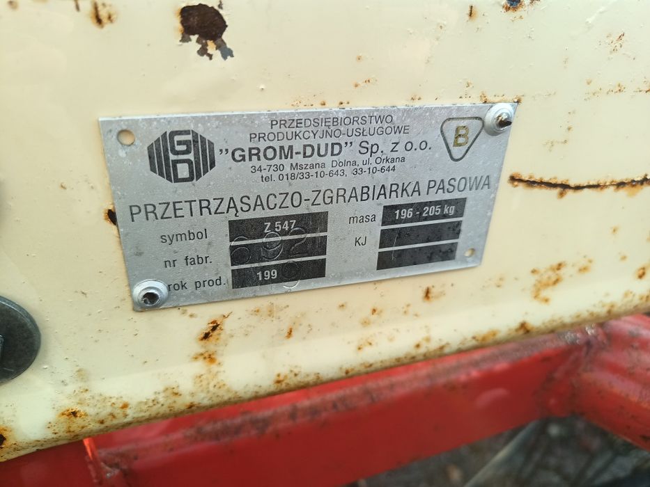 Przewnacarka   zgrabiarka kołowa  taśmowa