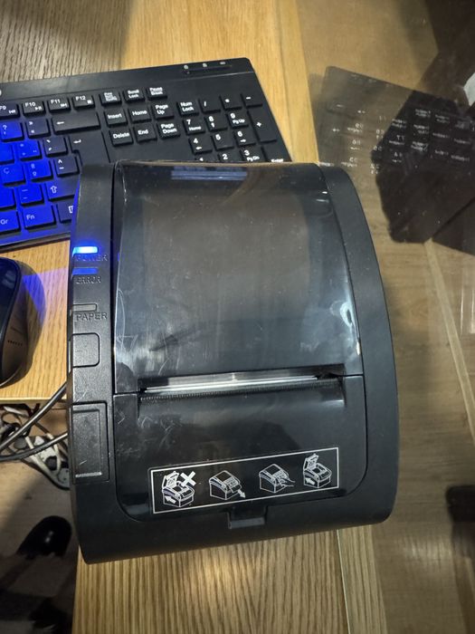 Sistema faturacao POS completo (ecrã tatil + impressora + acessorios)