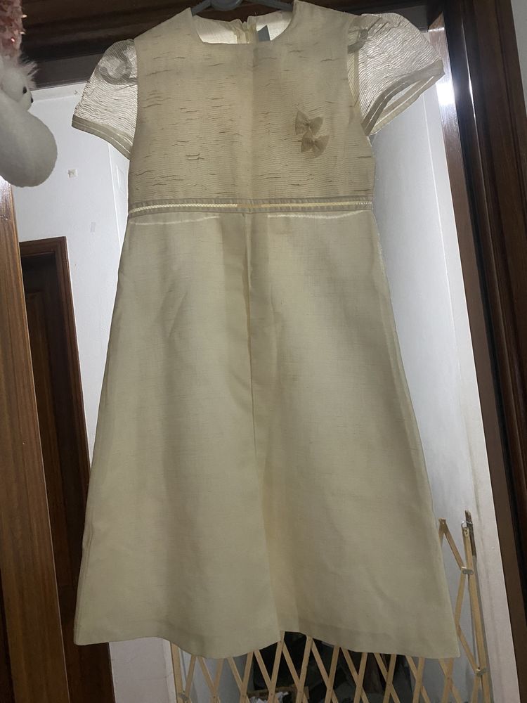 Vestido de menina em linho