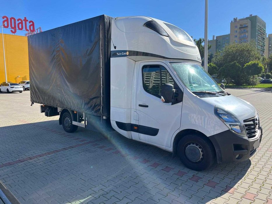 Opel Movano plandeka 8ep webasto klima poduszki firana cena brutto