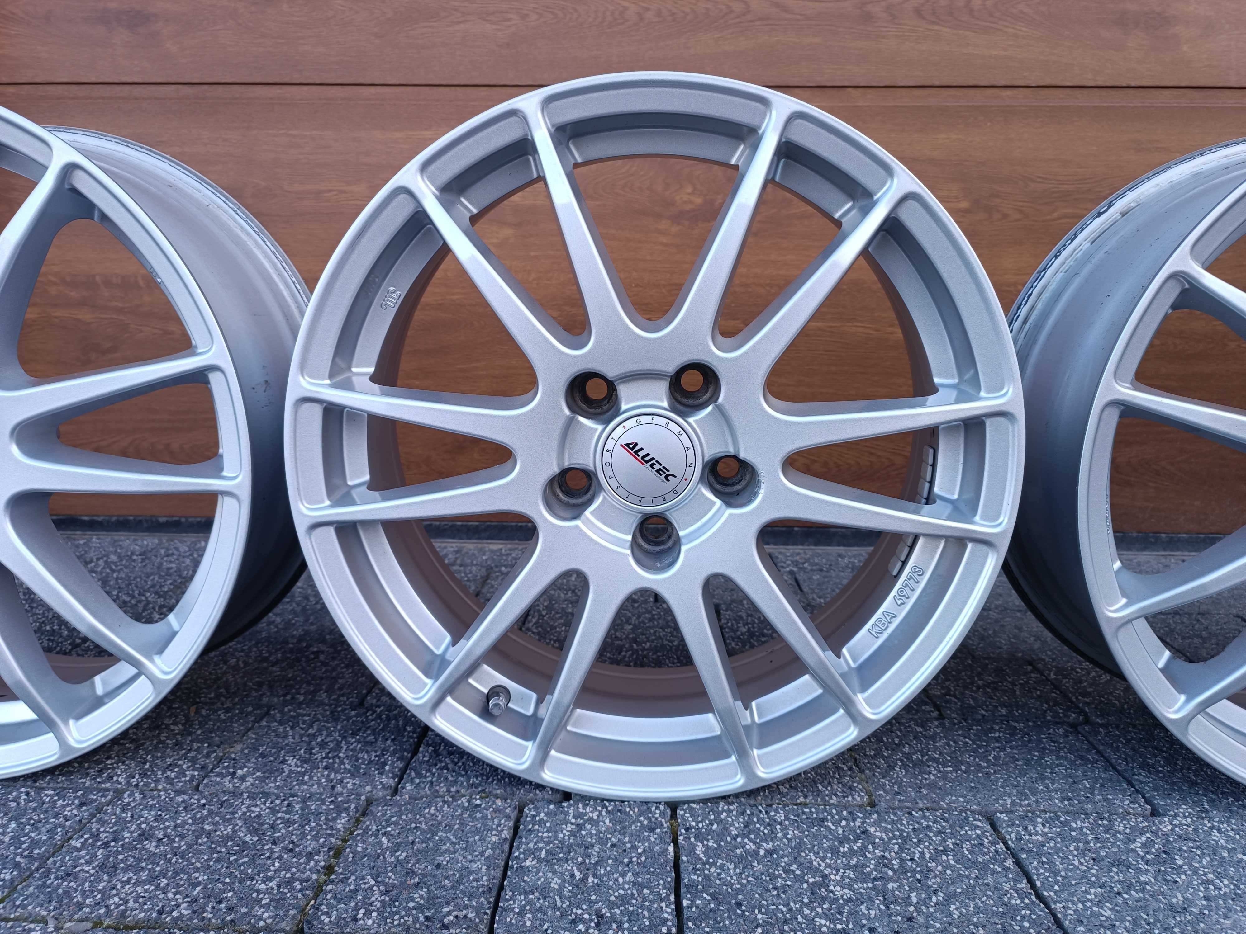 Felgi aluminiowe alufelgi ALUTEC Monstr 6,5x17" 5x112 vw audi jak NOWE