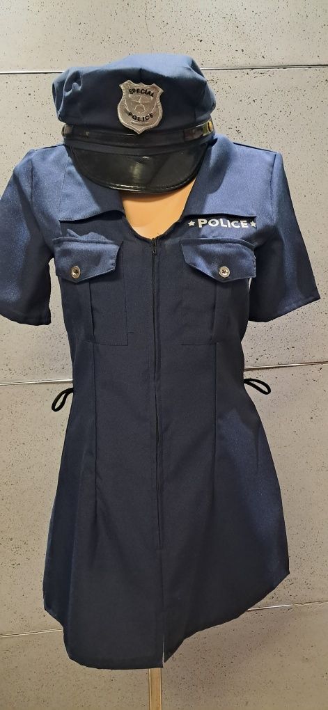 Strój przebranie kostium policjantka