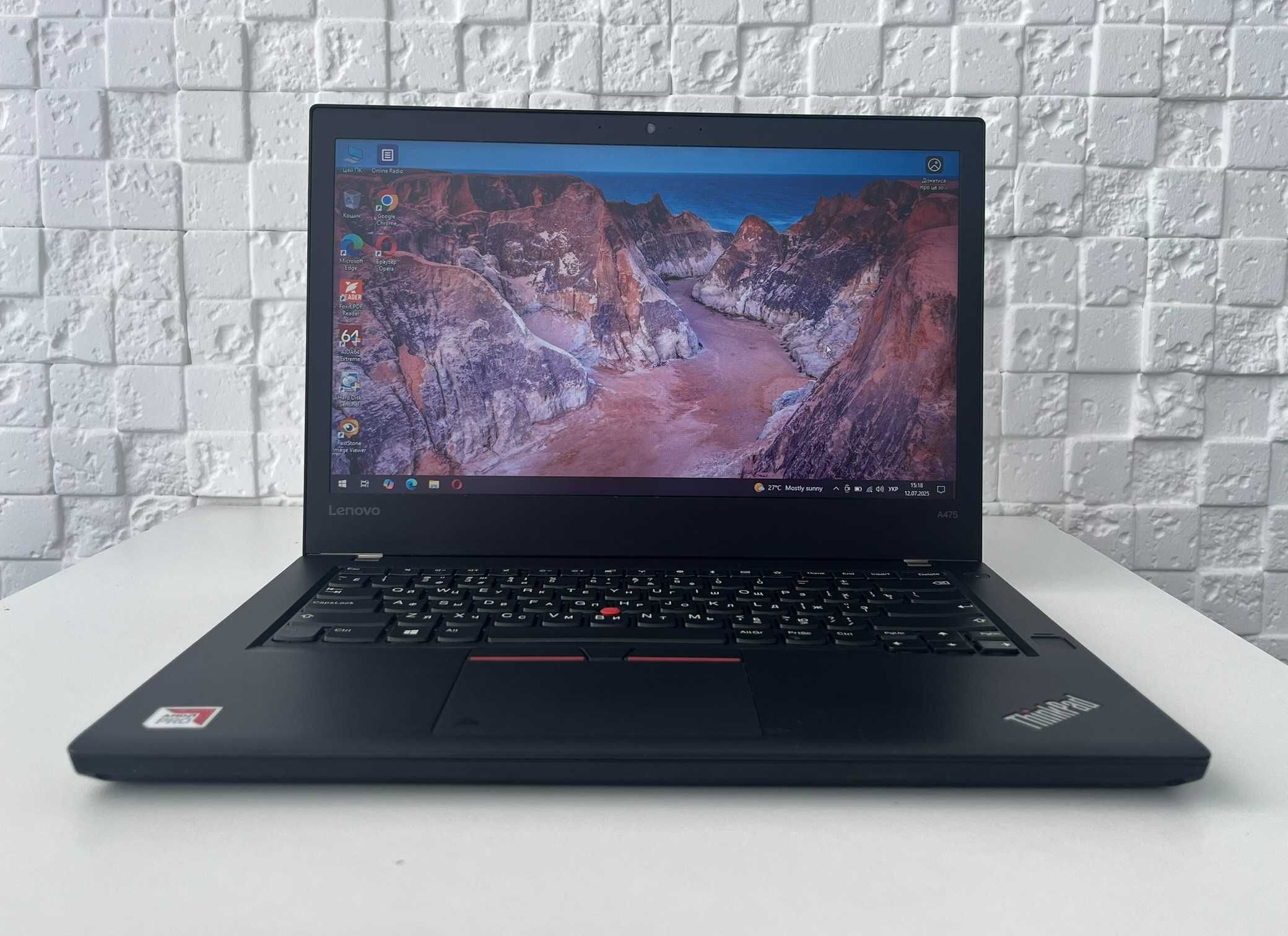 Lenovo ThinkPad A475 | A12 / 8GB / SSD / Гарантія